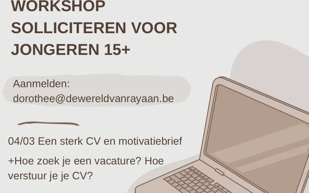 Workshop Solliciteren voor jongeren